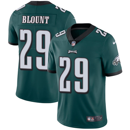 Nike Eagles #29 LeGarrette Blount Midnight Green Team Color Youth Stitched NFL Vapor Untouchable Limited Jersey - Click Image to Close